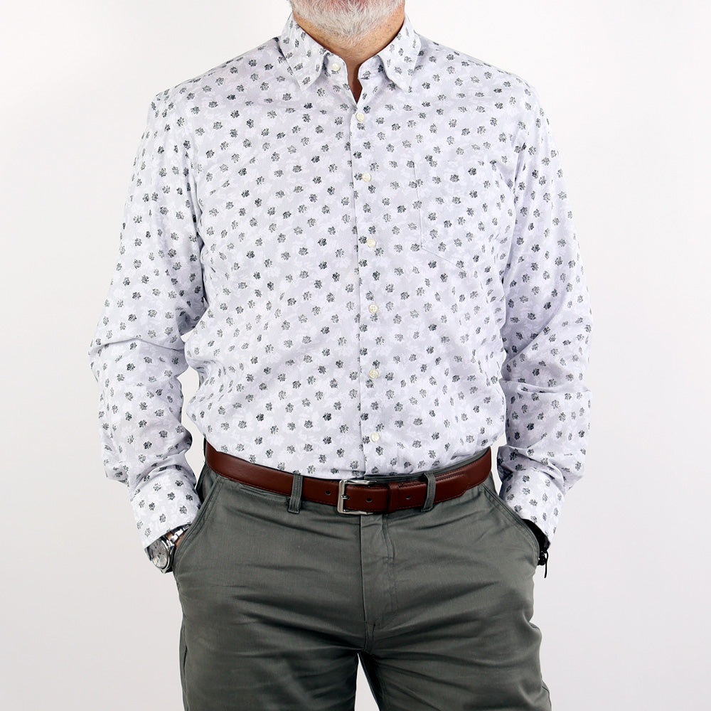 Camisa Estampada Manga Larga