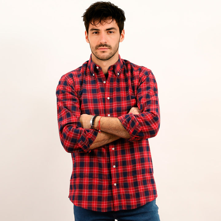 Tartán Camisa Franela Hombre Xxl Camisa Franela