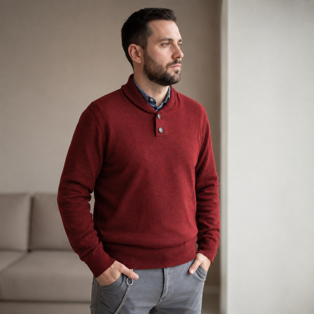 Sweater Algodón con boton